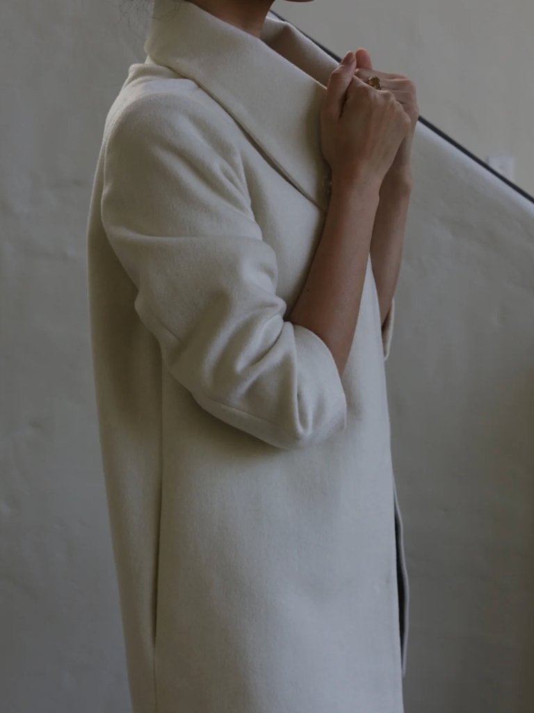 Cashmere Coat From Lan Jaenicke - Heather Grey — image 2 of 8
